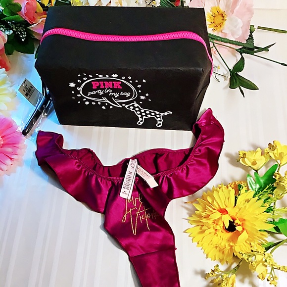 Pink Victoria’s Secret Combo. Intimate/Bag - Picture 1 of 13